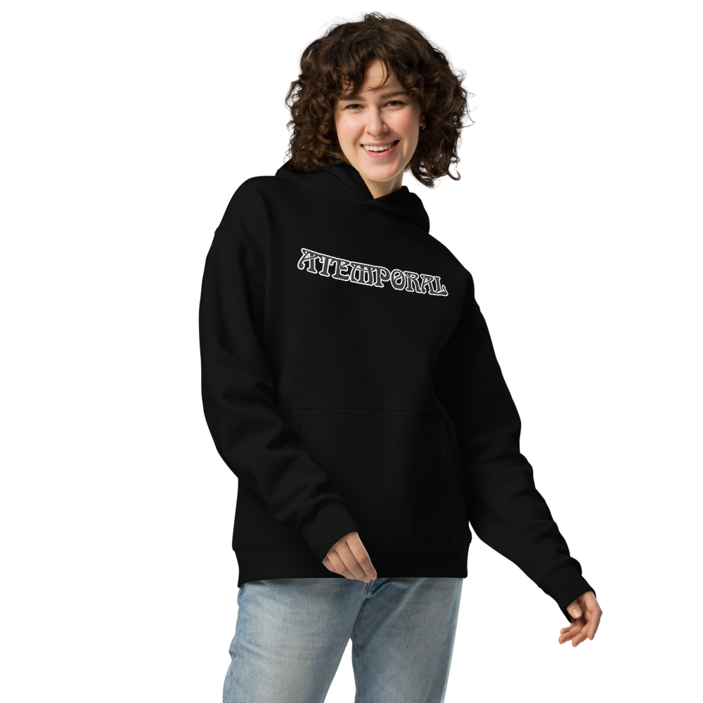 Unisex oversized hoodie Atemporal - Onelifehappy