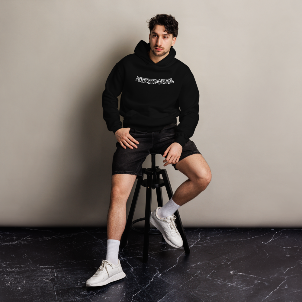 Unisex oversized hoodie Atemporal - Onelifehappy