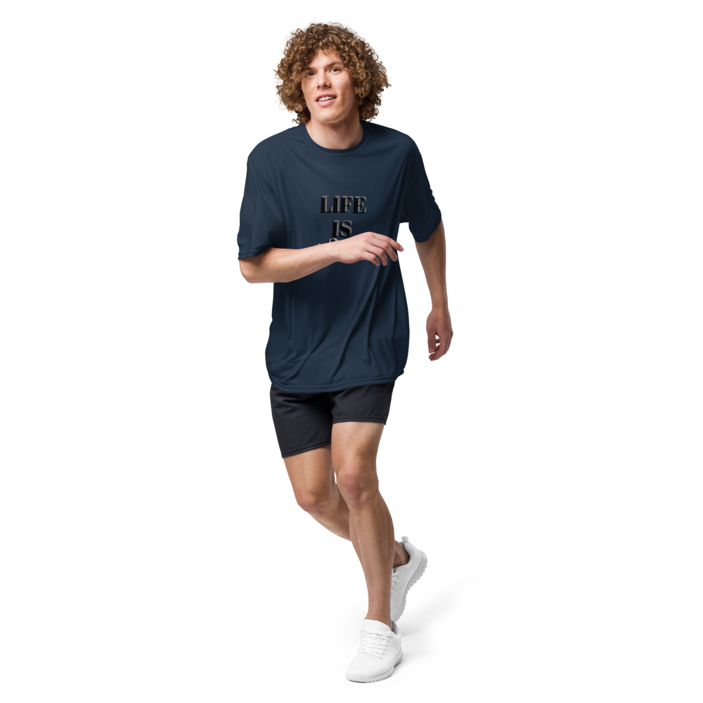 Unisex performance crew neck t-shirt - Onelifehappy