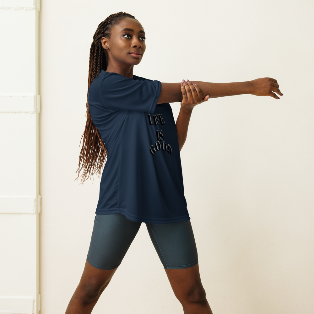 Unisex performance crew neck t-shirt - Onelifehappy