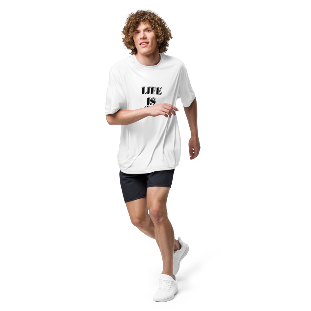 Unisex performance crew neck t-shirt - Onelifehappy