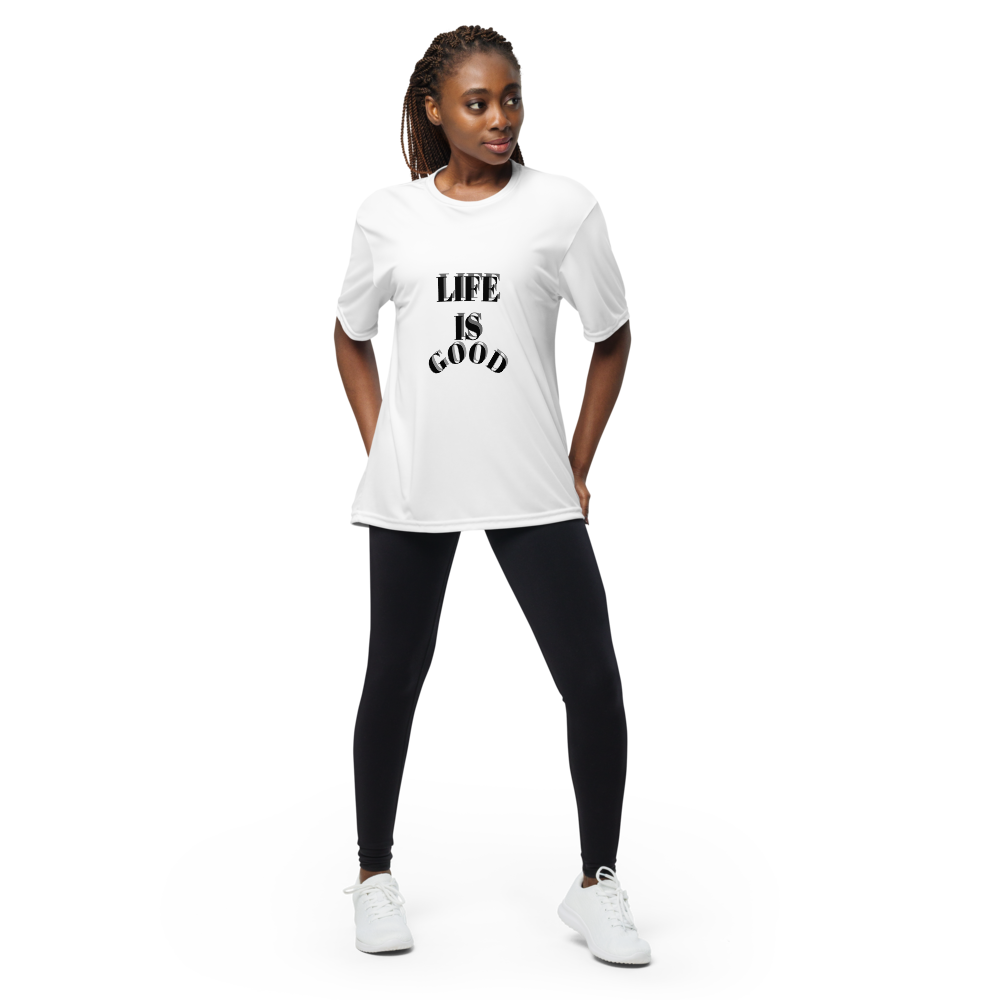 Unisex performance crew neck t-shirt - Onelifehappy